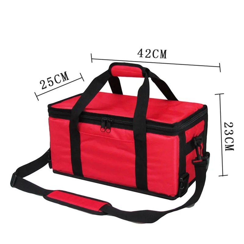 High quality 1680D waterproof Picnic lunch bag insulated portable fabric thermal Cooler bags large volume travel storage handbag