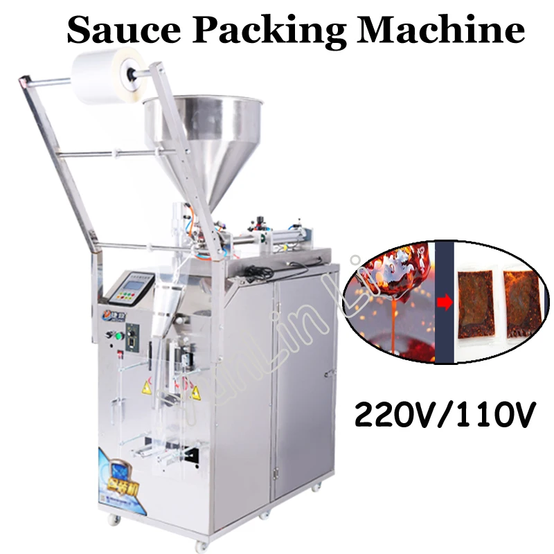 

Automatic Liquid Sauce Packaging Machine 220V/110V 400W Seasoning Sealing Machine Liquid Filling Packing Machine