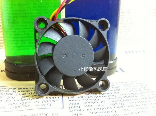 Ventilador resfriador de chassis pequeno com 3 cabos de 12v 4 cm e a