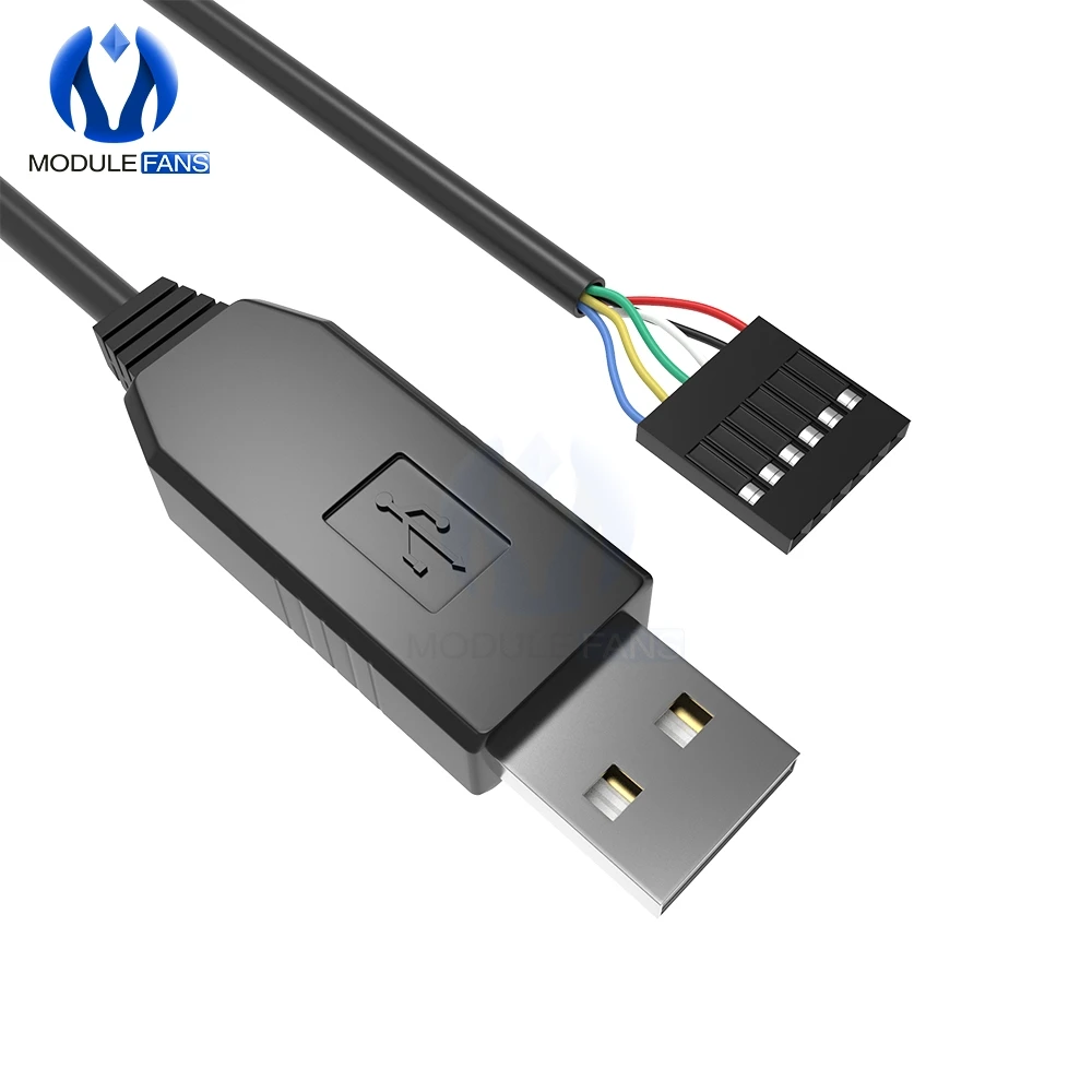 Módulo FTDI FT232RL FT232 de 6 pines para Arduino USB a TTL UART adaptador de Cable serie RS232 módulo de Cable de descarga indicador LED