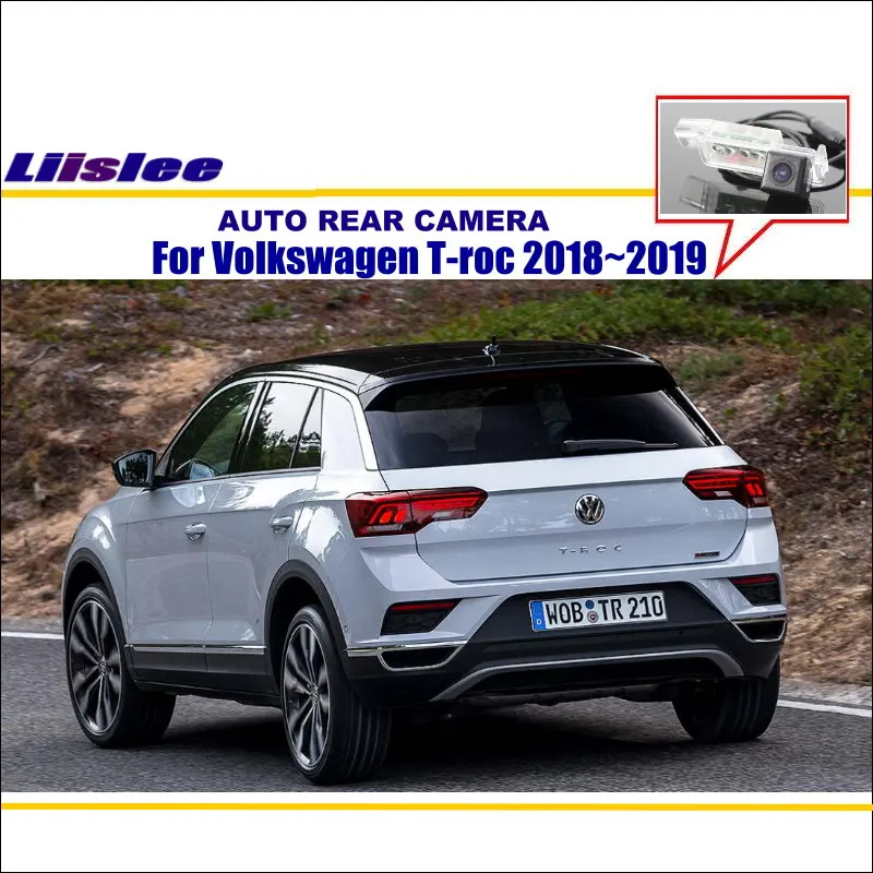 For Volkswagen VW T-Roc 2018 Car Rear View  Rearview Camera Backup Parking Back AUTO HD CCD CAM Accessories Kit