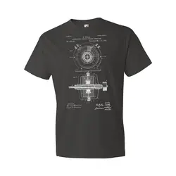 2018 Hot Sale New Men'S T Shirt Tesla Alternating Electric Current Generator T-Shirt Tesla T-shirt Nikola Tesla O-Neck Tee