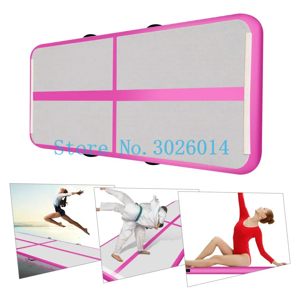 

Free Shipping 3x1x0.1m Pink Inflatable Gymnastics Mattress Gym Tumble Airtrack Floor Tumbling Air Track For Sale