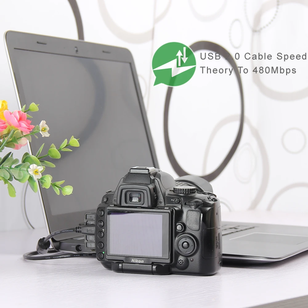 Zhenfa USB 동기화 데이터 케이블 카메라 코드, 파나소닉 루믹스 DMC-FP8 DMC-FS1 DMC-FS3 DMC-FS4 DMC-FS9 DMC-FS5 DMC-FS6 DMC-ZS19