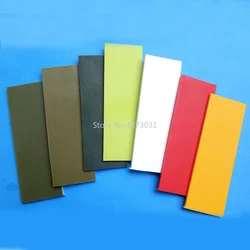 2Pieces Fine lines Multicolor color Diy Knife handle material Glass fibre G10 Handmade material Patch material