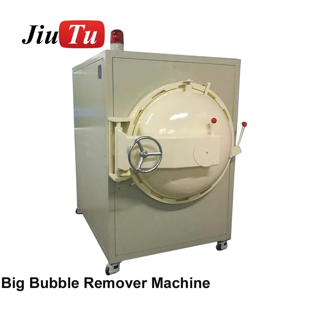 

Jiutu OCA COF OCF SCA LCD Screen Carbon Steel Big Bubble Remover Machine For Industrial Device