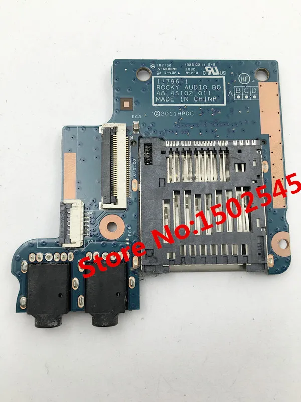 Free Shipping Genuine Original Laptop Sound Card For HP 4540S 4541S 4545S 4546S 4440S 4441S 4445S 4446S Audio Board 48.4SI02.011