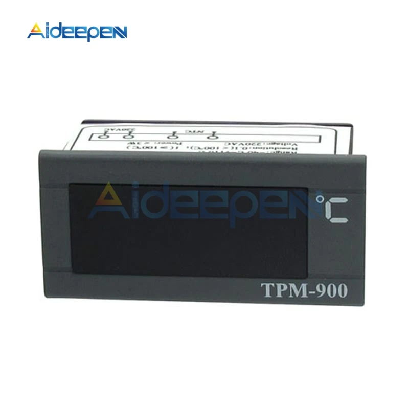 TPM-900 220V Digital Temperature Thermostat Thermo Temperature Controller LED Panel Meter Control with with NTC Sensor