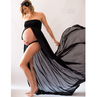 Pregnancy Dress Photography Props Dresses For Photo Shoot Maxi Gown Dresses Maternity Clothes For Pregnant Women Premama Vestido