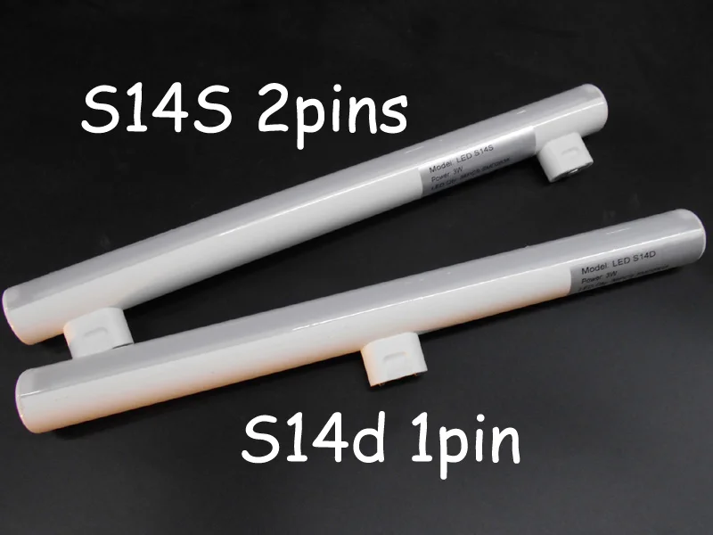 S14D LED light linestra S14S integrated tube strip lamp mirror wall light powerful 3W 300mm 6W 10W 500mm