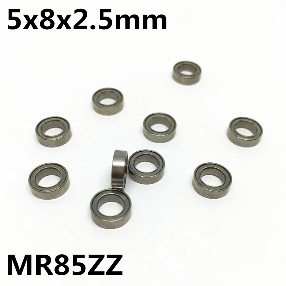 50 Pcs MR85ZZ L-850ZZ 5X8X2.5 Mm Deep Groove Ball Bearing Miniatur Bearing Berkualitas Tinggi Lanjutan MR85 MR85Z