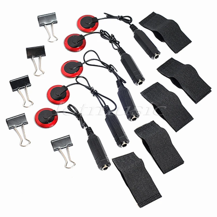 

5Sets Piezo contact microphone mic pickup guitar violin banjo banjo parts