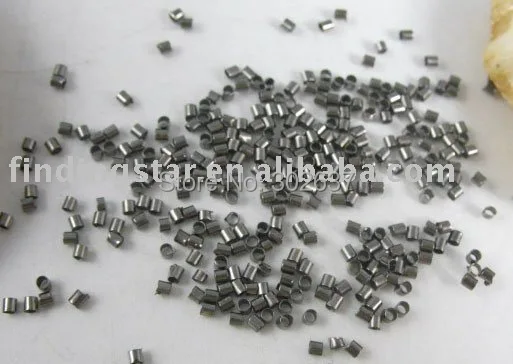 

FREE SHIPPING 10000PCS black crimp tube beads 1.5x1.5mm M174