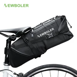 NEWBOLER 2020 Bike Bag Bicycle Saddle Tail Seat Waterproof Storage Bags Cycling Rear Pack Panniers Accessories 10L Max
