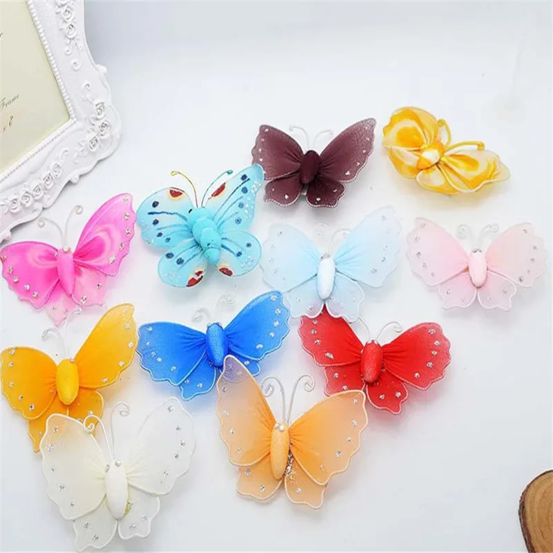 3pcs Hair Clip Butterfly Adorable Cute Headdress Bobby Pin Hair Clips Hair Barrette for Kids Baby Girls Children