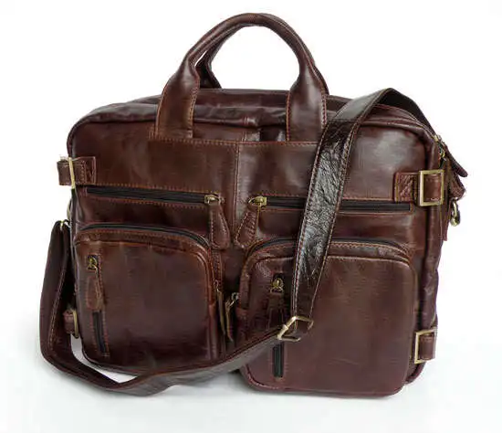 Nesitu – mallette Vintage en cuir véritable pour hommes, sac de voyage de grande capacité et de grande qualité, 100% cuir véritable, # M7026