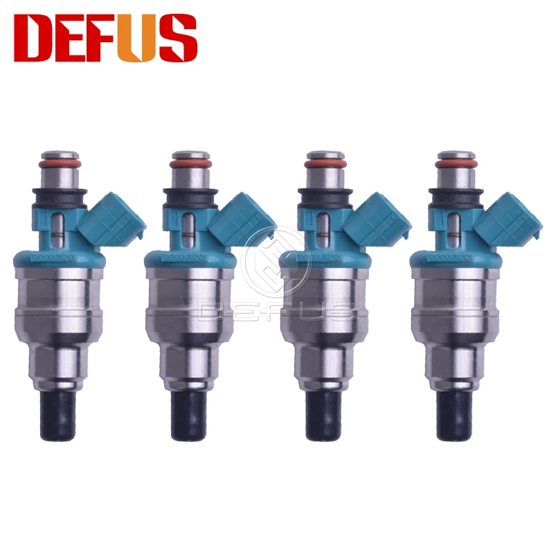 4PCS Fuel Injectors  For Nissan SKYLINE GTR BNR32/34 BCNR33 RB26 RX7 195500-3650 Injection Bico 1955003650 Nozzle  Brand New