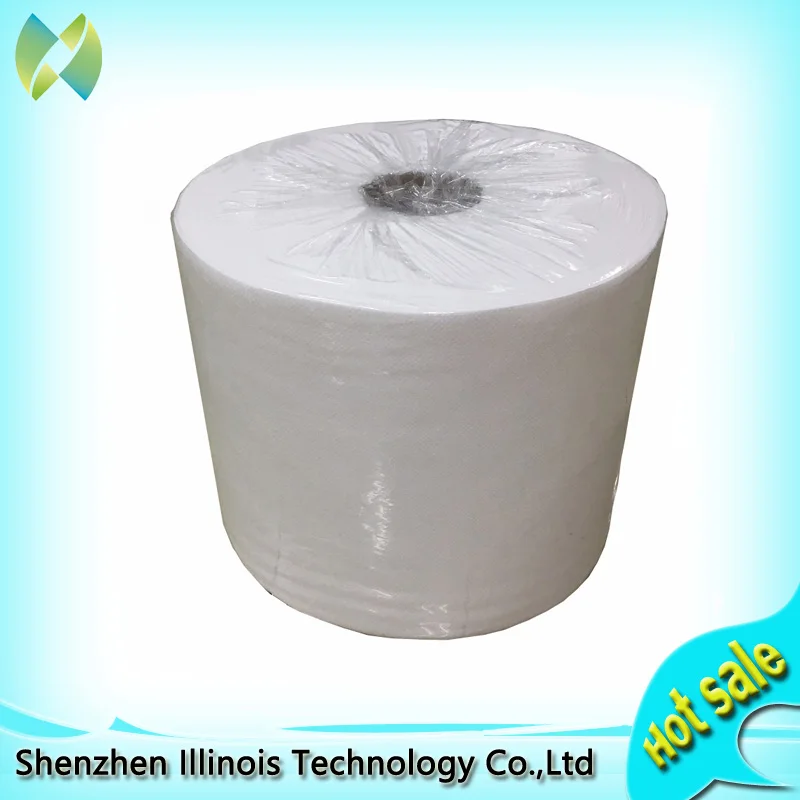 

Roll 24cm*200m Non-Woven Cloth Fabric Wipes for Inkjet Printer FOAM TIP CLEANING SWABS to Solvents Head