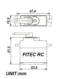 10 pezzi Fitec Micro 9g Servo per robot aereo aereo servo robot arduino