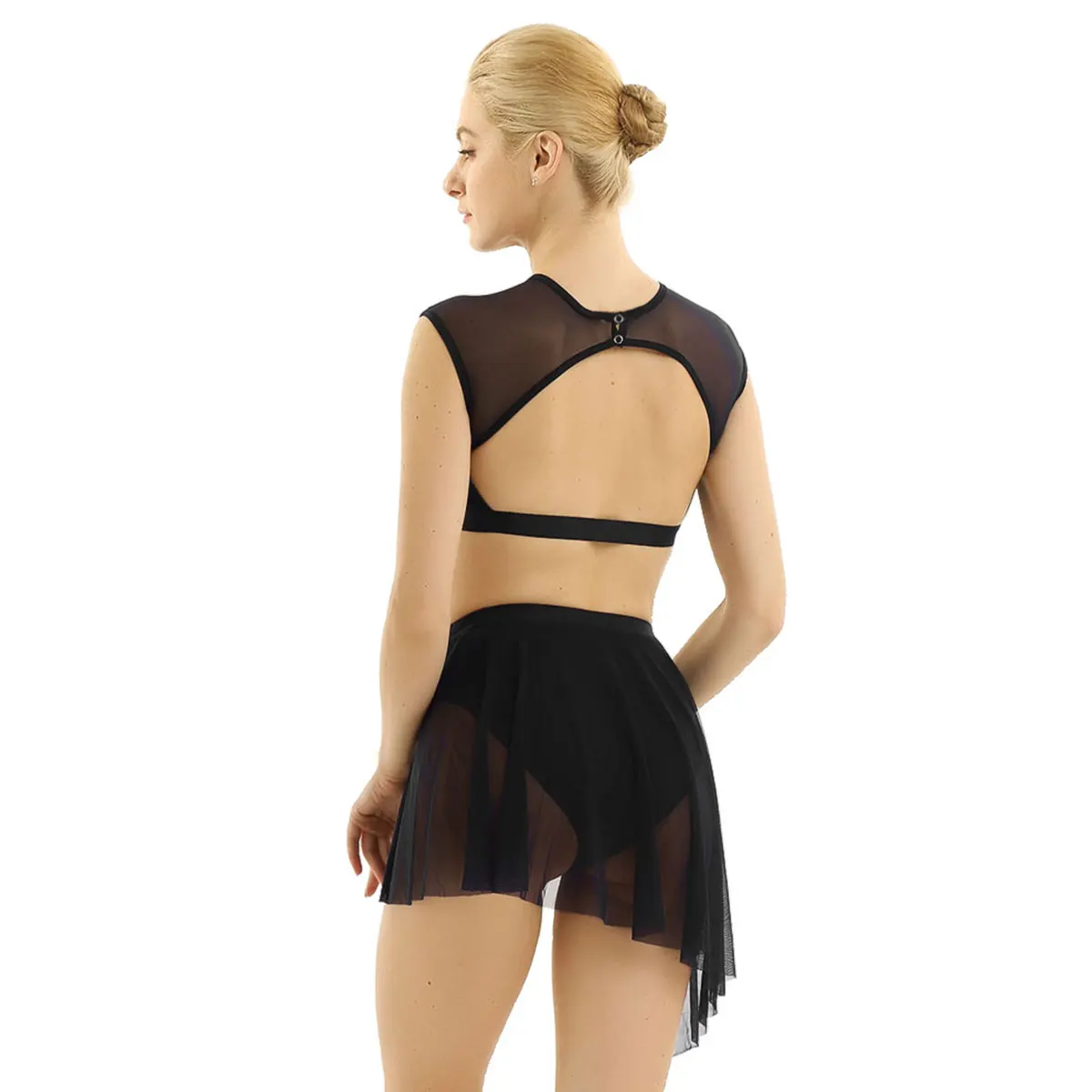 princess polly baby blue dress Weissman 'Fall Into Me' Halter Wrap Midi Lyrical Dance Dress – Blackfeather  Dancewear main image 0
