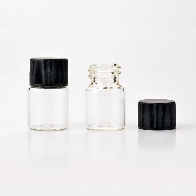 7ml Mason Jar Glass Bottles Vials Jars Tiny Mini Liquid Bottle F2017803