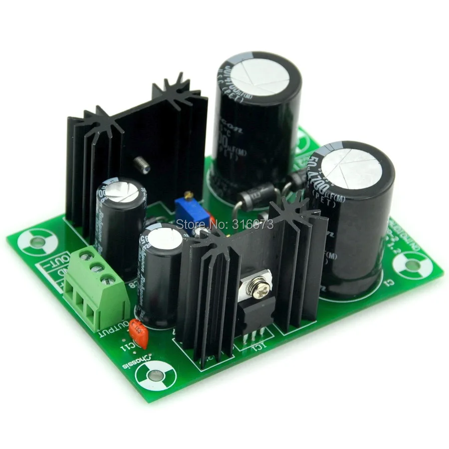 

Power Supply Board Kit, PCB, Based on LM317 & LM337 IC