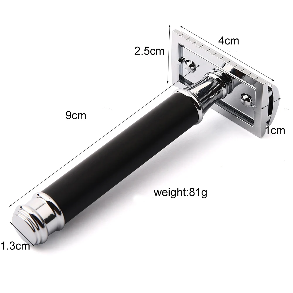 Klassische Sicherheit Rasiermesser Für Männer Manuelle Klinge Austauschbare Rasierer Messing Blank Griff Rasierer für Rasieren Männer