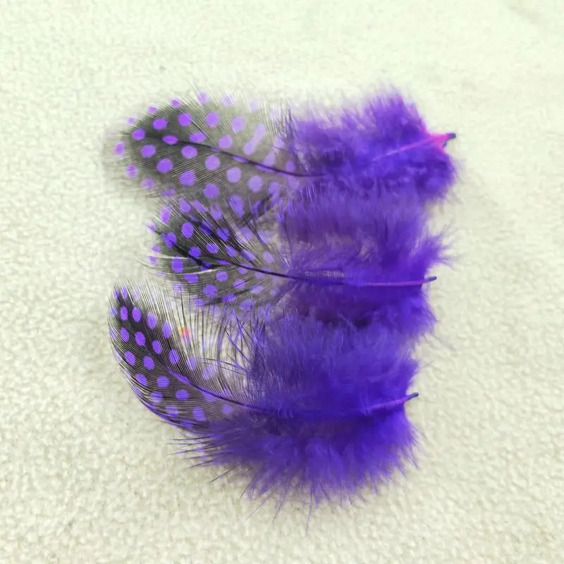 Pretty Wholesale 20pcs Purple Pearl Chicken Feathers 6-10 CM DIY Jewelry Clothing Hat Decoration Accessories