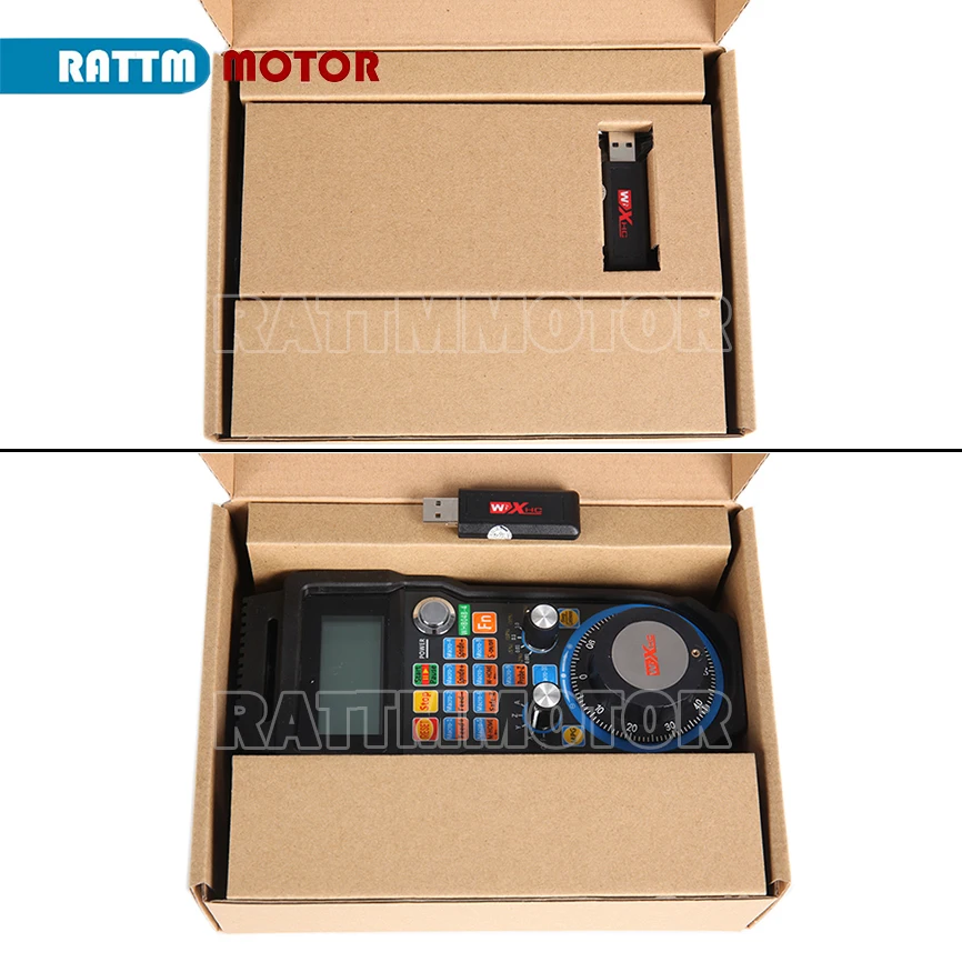 Imagem -05 - sem Fio Mach3 Mpg Pingente Mpg Volante para Cnc Usb Mach3 Eixos Eixos 40m