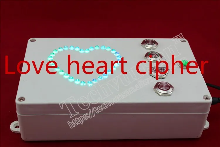 

Human secrets escape room props Heart-shaped unlock Love heart cipher Love unlock Lover gift Valentine's Day gift party