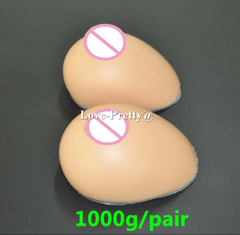 1000g tan skin brown color silicone breast forms d cup silicone breast prosthesis for small breasts girls women