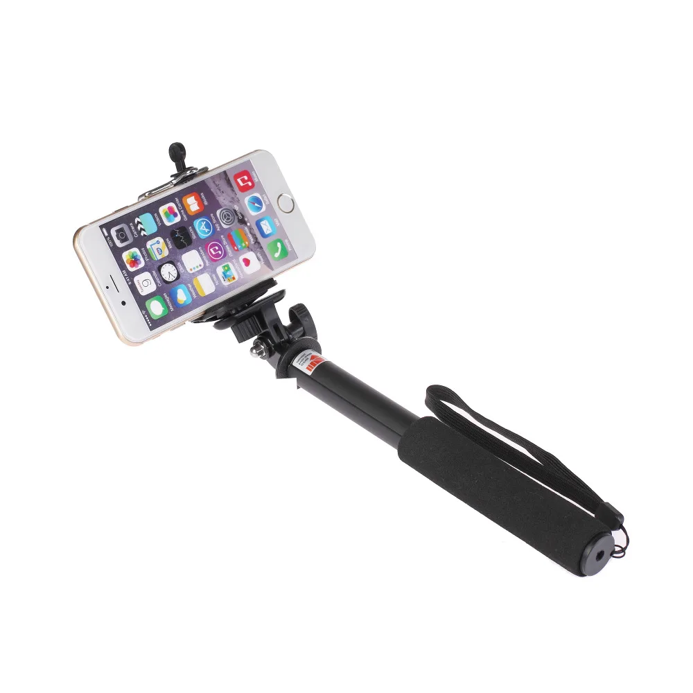 Self Selfie Stick Handheld Extendable Pole Monopod Tripod + Phone Holder Adapter for Gopro HERO 13 12 DJI OSMO Action Insta360