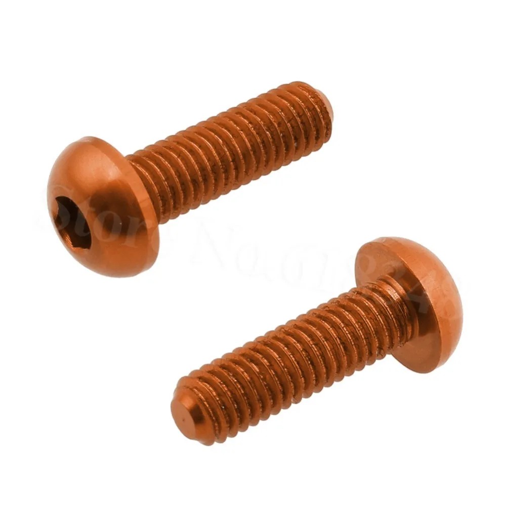 10pcs Colorful M3x10mm Hex Socket Screws Round Head Aluminum Anodized for FPV RC Drone Replacement Parts CNC