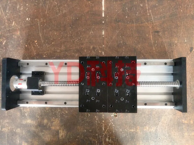 High Precision CNC GX 1610 Ballscrew Sliding Table effective stroke 500mm WITHOUT nema 23 stepper motor XYZ axis Linear motion