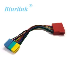 Biurlink Radio Adapter Mini ISO Plug Extension CD Harness Cable for AUDI A2 A3 for audi A4 A6 TT