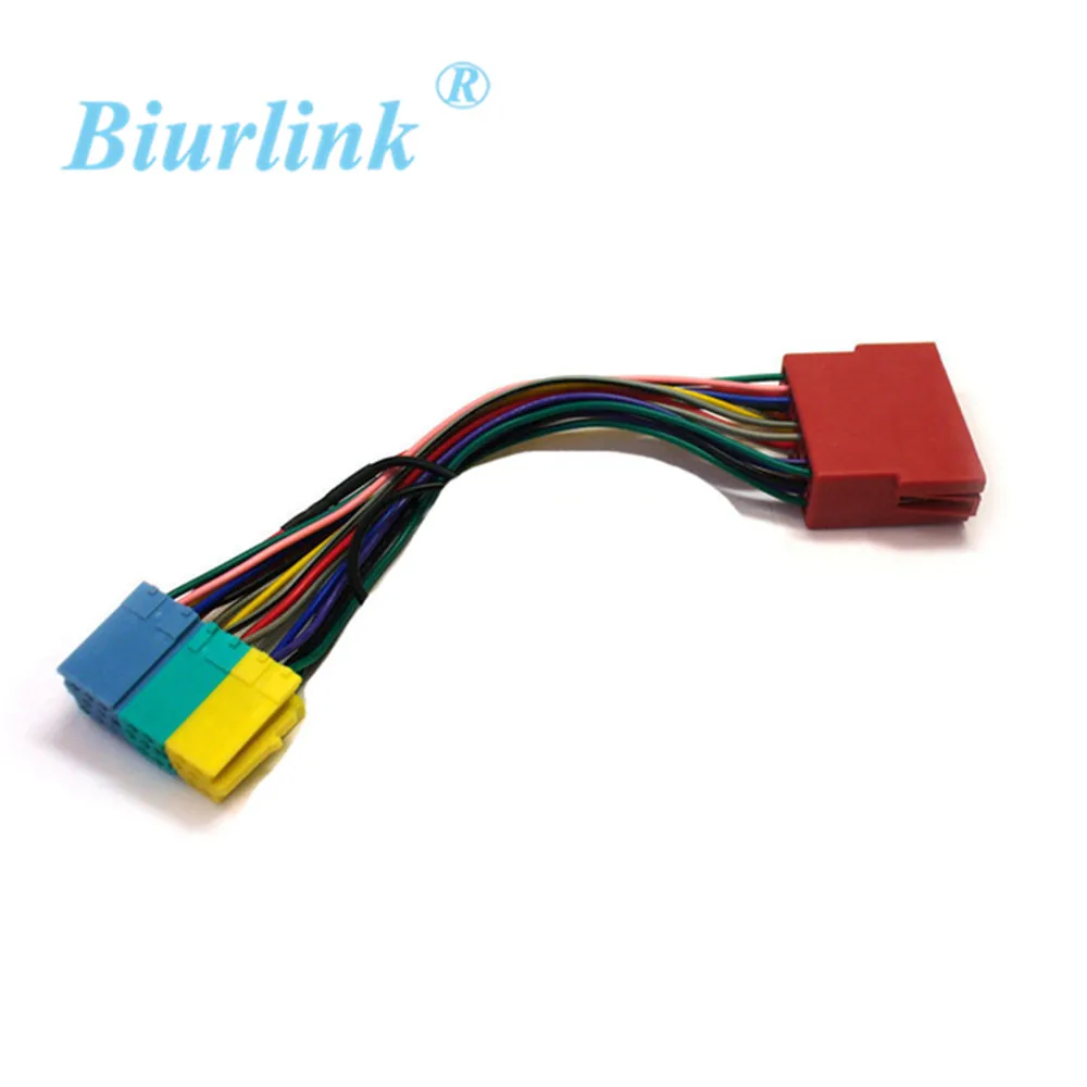 Biurlink Radio Adapter Mini ISO Plug Przedłużacz Wiązki CD do AUDI A2 A3 do audi A4 A6 TT