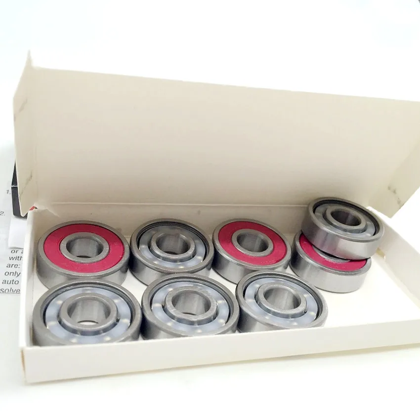 8 قطعة 608 ريدز تحمل تزلج مجلس مضمنة أحذية أخدود عميق الكرة تحمل كروزر Longboard تحمل ريدز الشهيرة تحمل 608