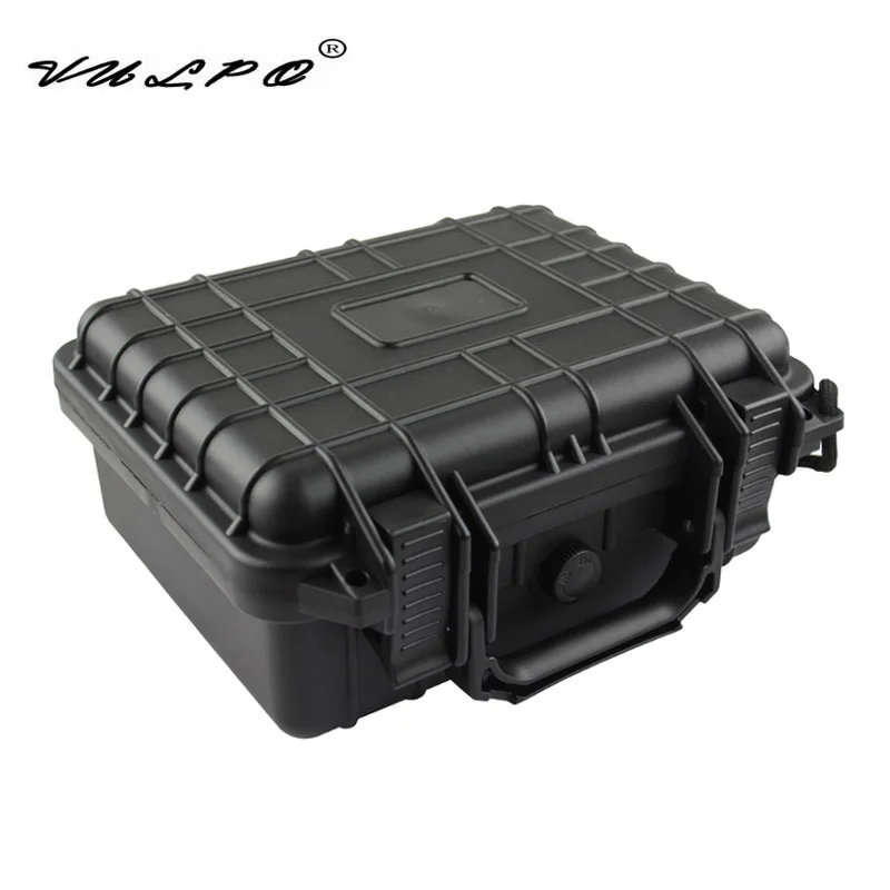 VULPO Tactical ABS Hard Pistol Storage Case Gun Case Padded Hunting Accessories Gun Carry Box