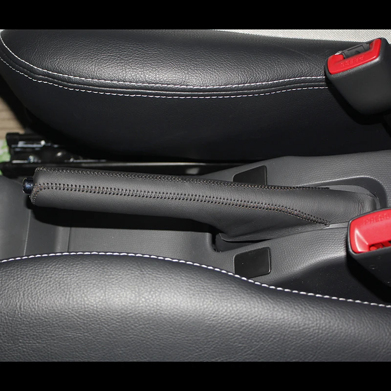 Genuine Leather Handbrake Grips For Suzuki Swift Natural leather cover on the handbrake car accessories interior nappa leather