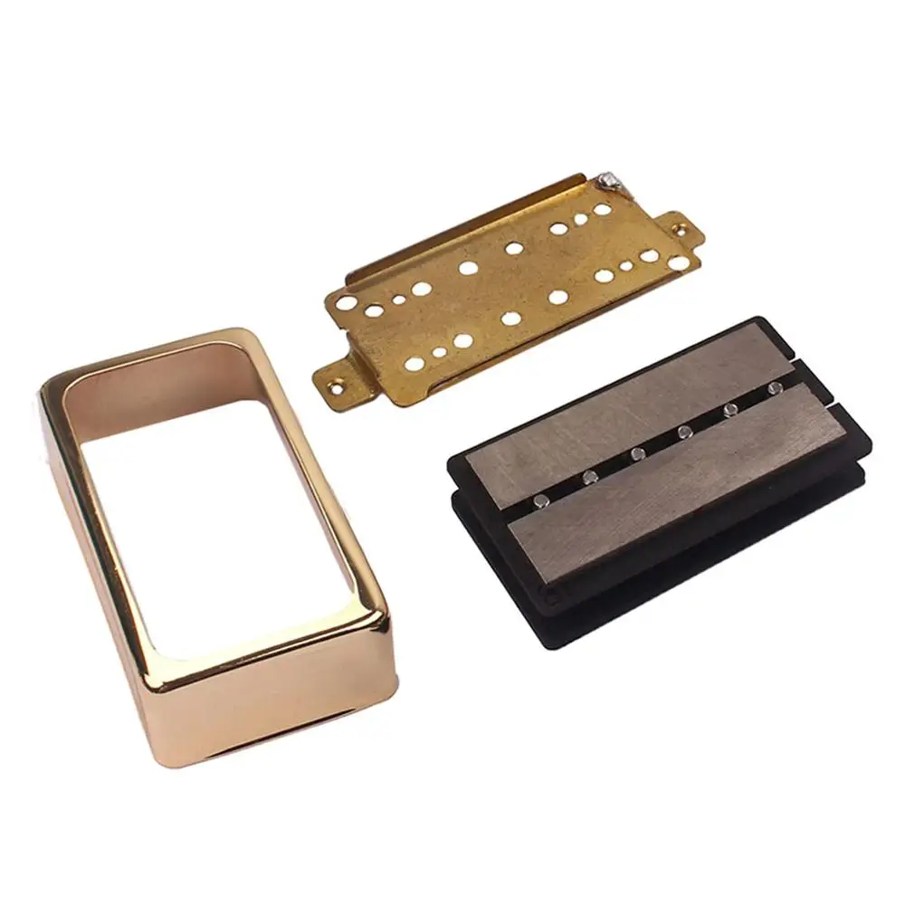 Tooyful Alnico 5 Humbucker Pickup Bridge Neck Set P90 for Electric Guitar Accessory Black