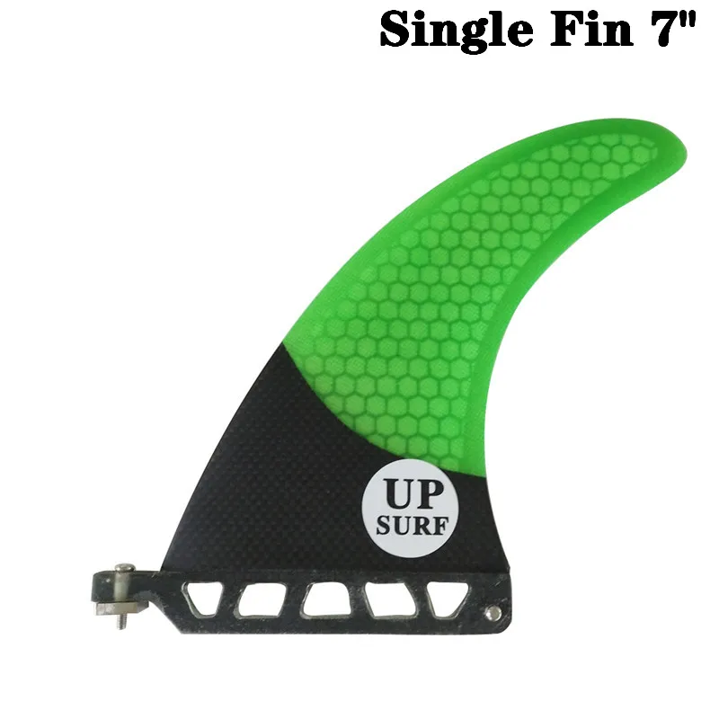 

Single Fins for Longboard, Carbon Fiber, Central Fin, Keel Quilhas Sup Fin, Multicolor, 1PC, 7 in