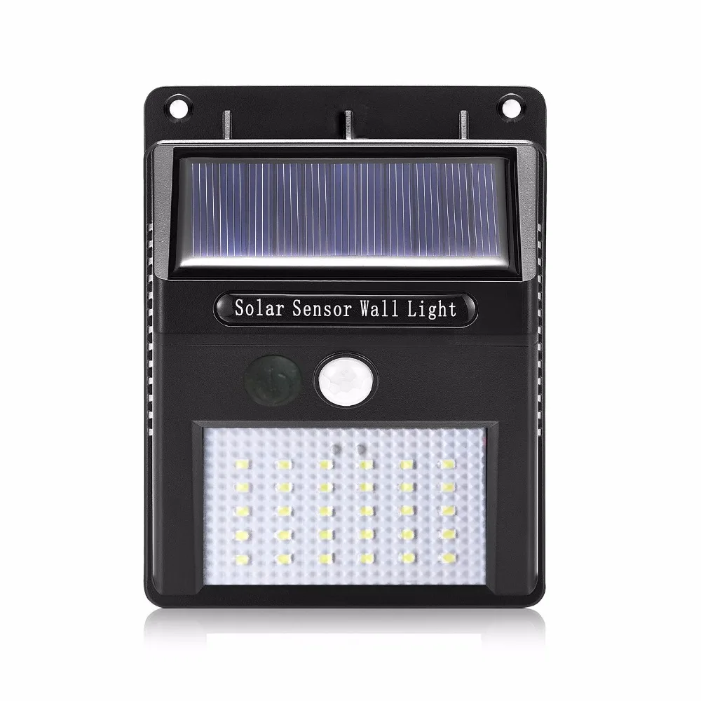 Imagem -03 - Luz de Segurança Movida a Energia Solar Pacotes 30 Leds Pir Sensor de Movimento Caminho de Luz Parede Área Externa Jardim Emergência Luz à Prova d Água