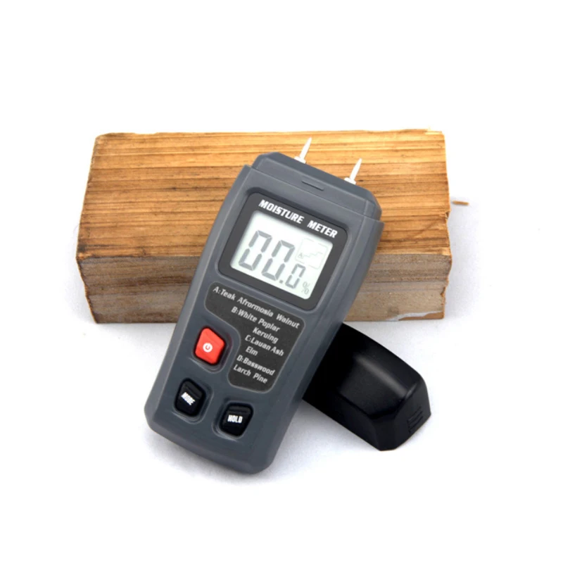 EMT01 Portable Wood Moisture Meter Hygrometer Timber Tree Density Digital Electrical Tester Measuring wooding tool MT10