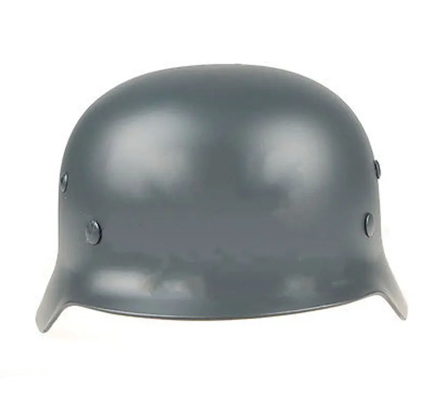 WWII German Elite M1935 M35 Steel Helmet Tactical M35 Helmet Airsoft Helmet Grey - GM037