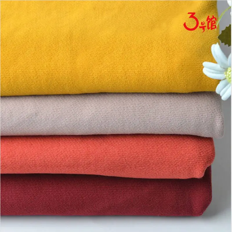 High Quality Cotton Fleece Fabrics Sports And Leisure Style Brushed Thick Sweatshirt Hoodie Fabric 50*180cm/Pcs K302881