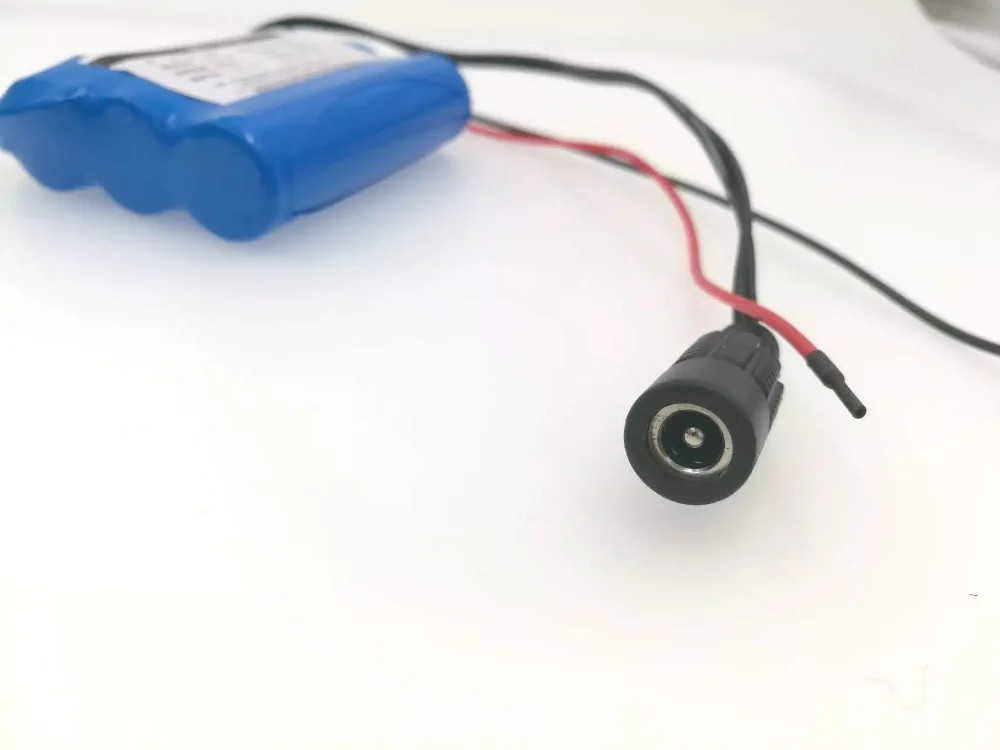 Литий-ионный аккумулятор 12 В, 2600 мА · ч, 18650, для камеры видеонаблюдения, 12,6 А, зарядное устройство в, 1 А