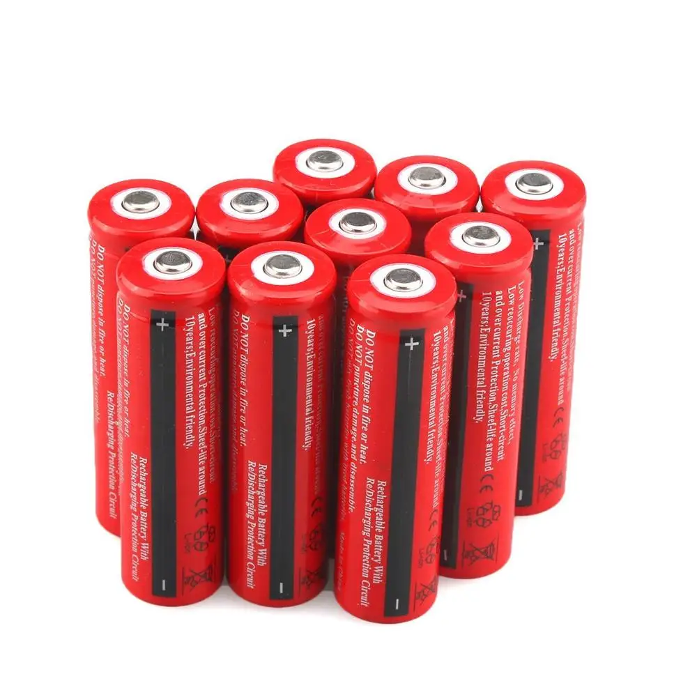 GTF 1 sztuk 3.7V 4000MAH 18650 akumulator 18650 akumulator litowo-jonowy 4000mAh bateria litowa do latarki LED latarka