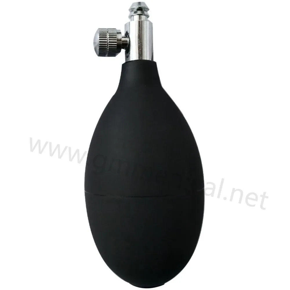 2piece/bag Manual Inflation Blood Pressure Pvc rubber Bulb With Air Release Valve ,for Medical Instrument Accessories Black.