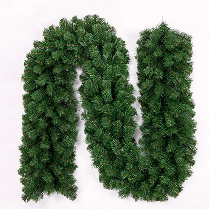 270cm Christmas garland green dense Christmas rattan merry Christmas ornaments Christmas decorations for home no peculiar smell