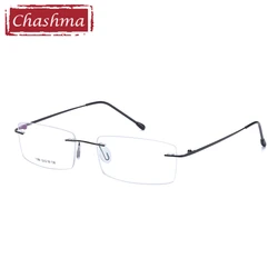 2 g Only Prescription Glass Rimless Glasses Men Titanium Alloy Optical Glasses Frame Women Ultra Light Flexible Eyewear